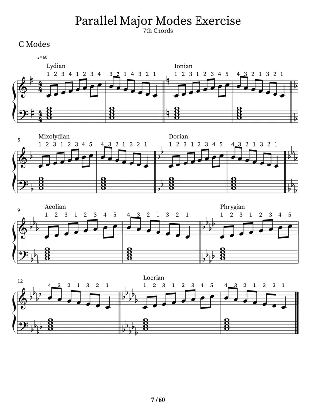 Sample page 4: Parallel modes exercise